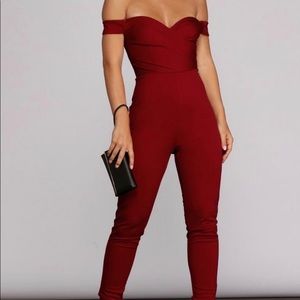 Red Jump Suit
